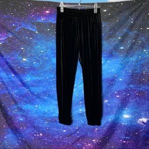 Moves- Velvet Black Elastic Waist Joggers size Xs